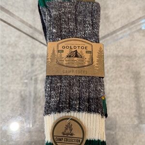 Gold Toe Camp Socks - Gray and Green